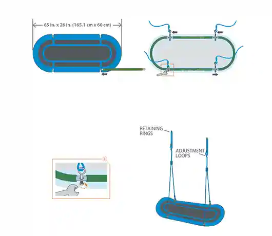 FlyMax Two-Seater Tree Swing - Image 4