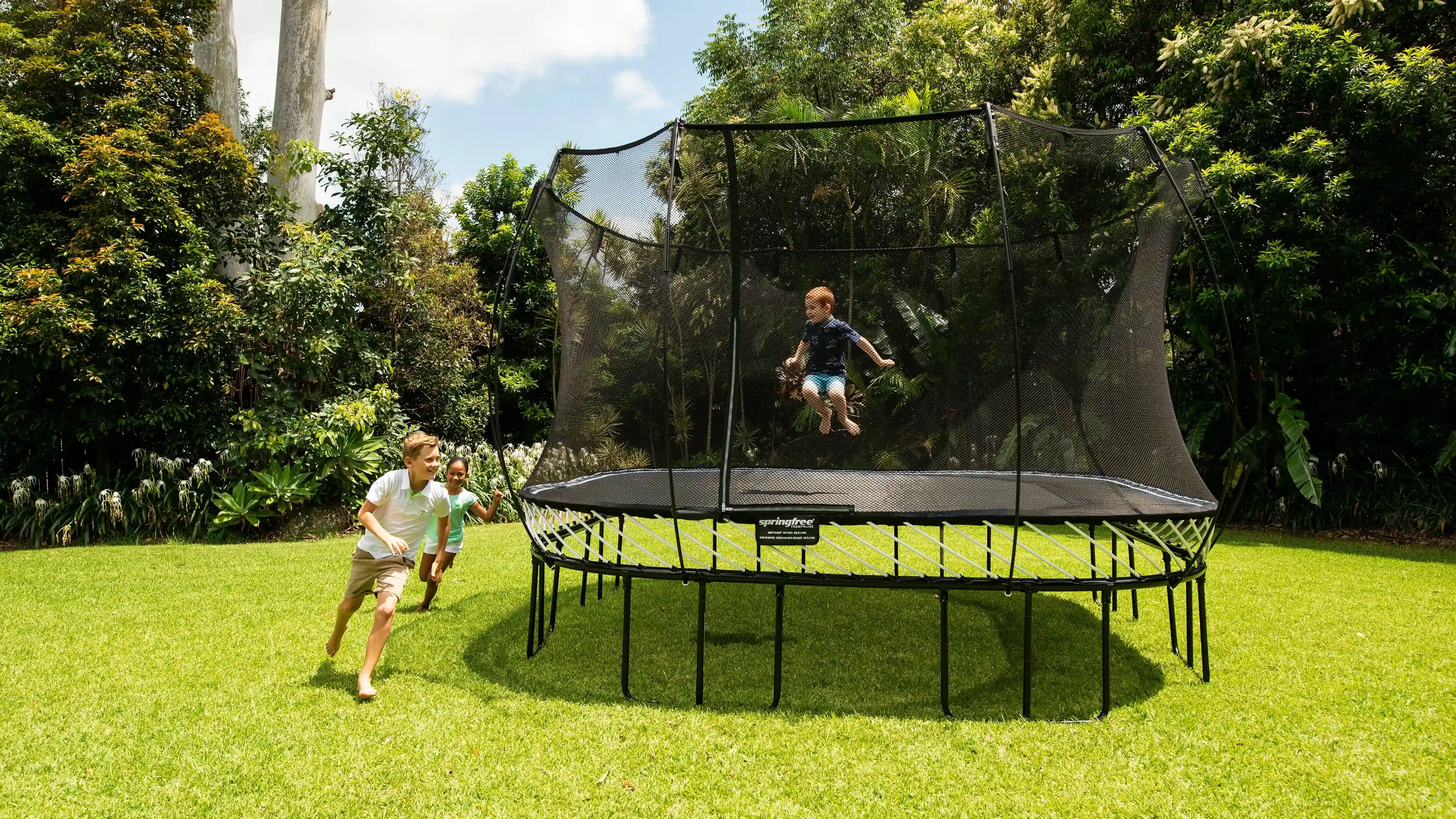 Jumbo Square Trampoline - Image 3