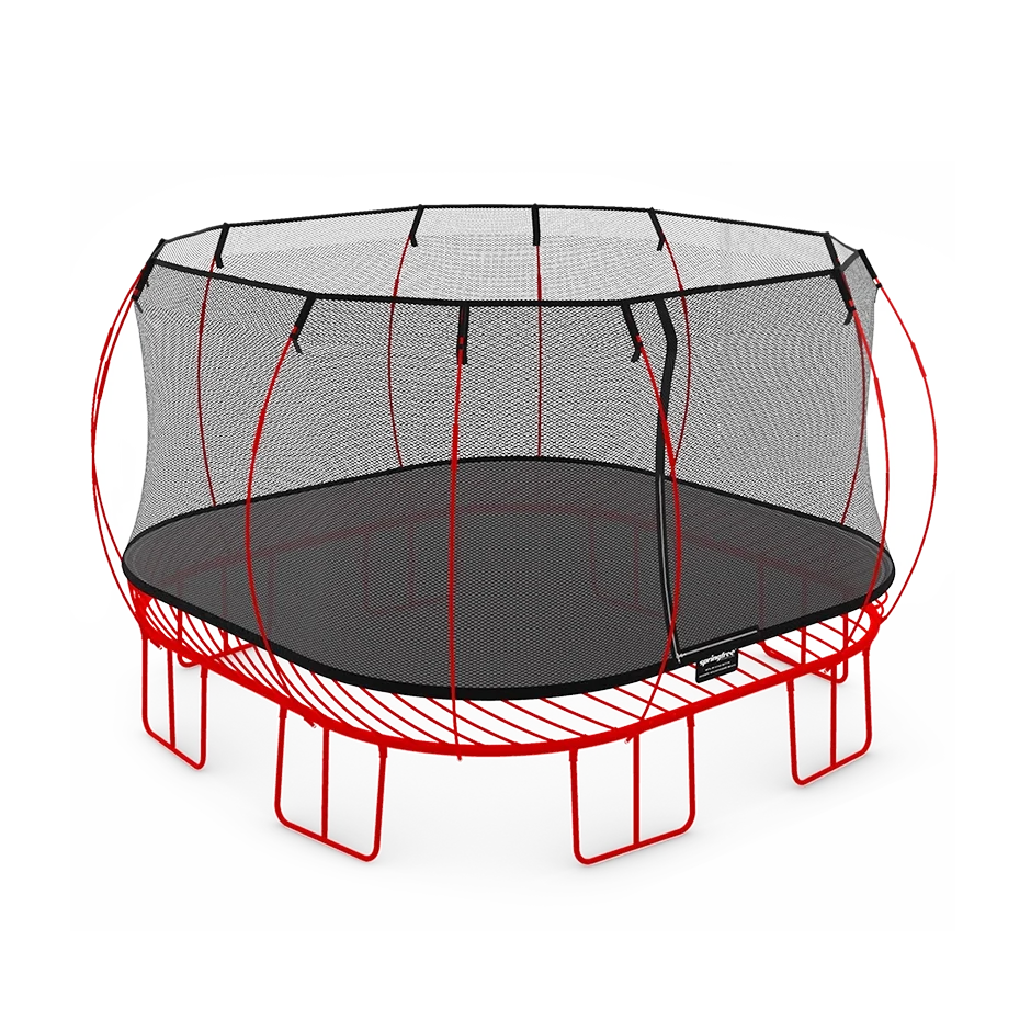 Jumbo Square Trampoline - Image 7